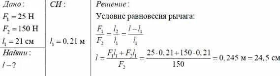 Длина одного рычага 50 см другого. На концы рычага. На концах рычага действуют силы. На концах рычага действуют силы 2 и 18 н длина рычага 1. Усилие на концах рычагов, н: формула.