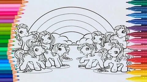 Литл пони новое поколение раскраска