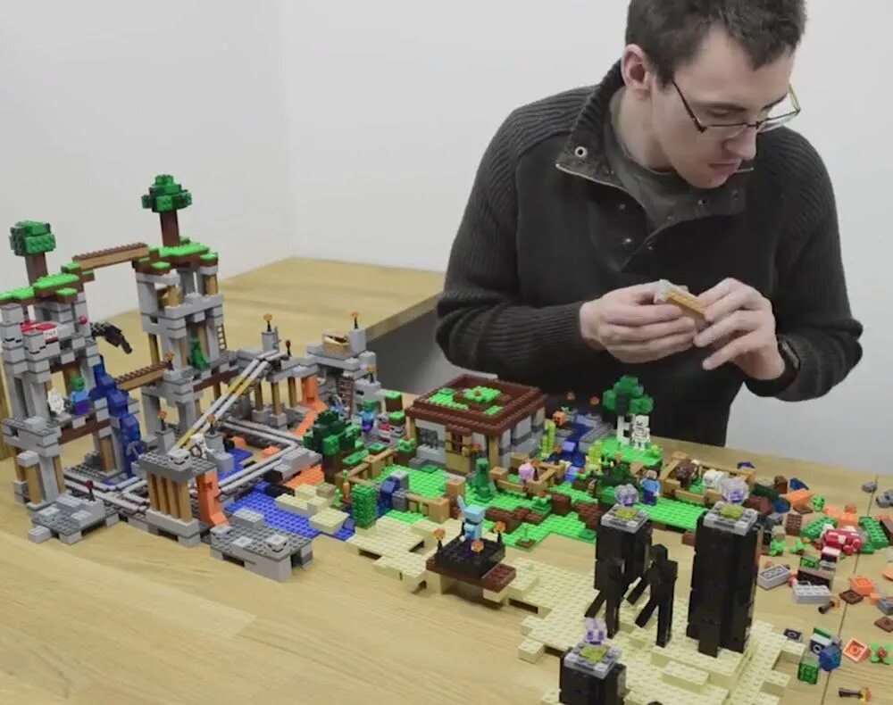 Что можно собрать из лего майнкрафт Minecraft This is Minecraft too, but in LEGO Bajouca Flickr