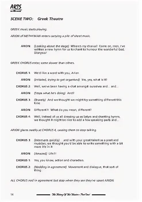 Plays scripts