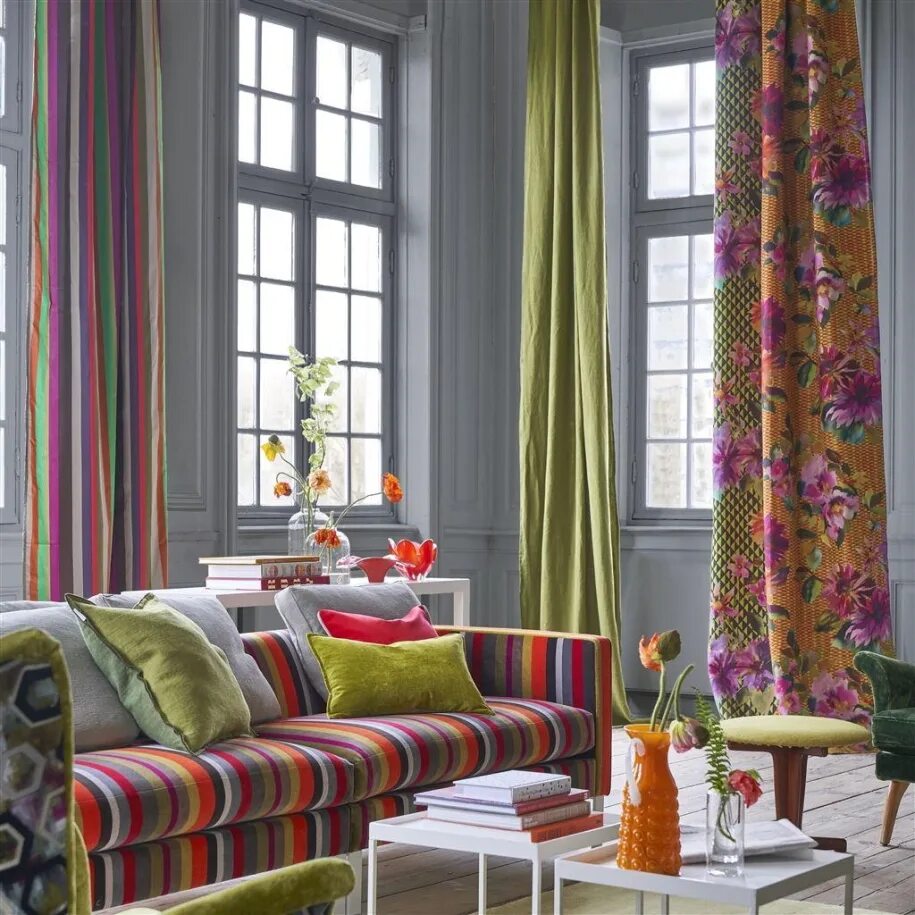 Ткани в интерьере. Дизайнерс Гилд. Шторы Designers Guild. Интерьер Designers Guild. Дизайнерс Гилд в интерьере.