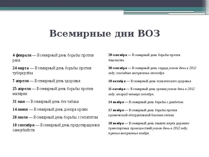 СПИСОК ДНЕЙ КАЛЕНДАРЬ photos