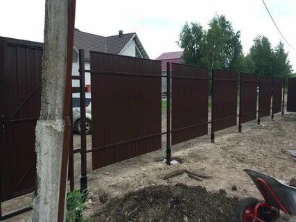 Какие сваи нужны для забора