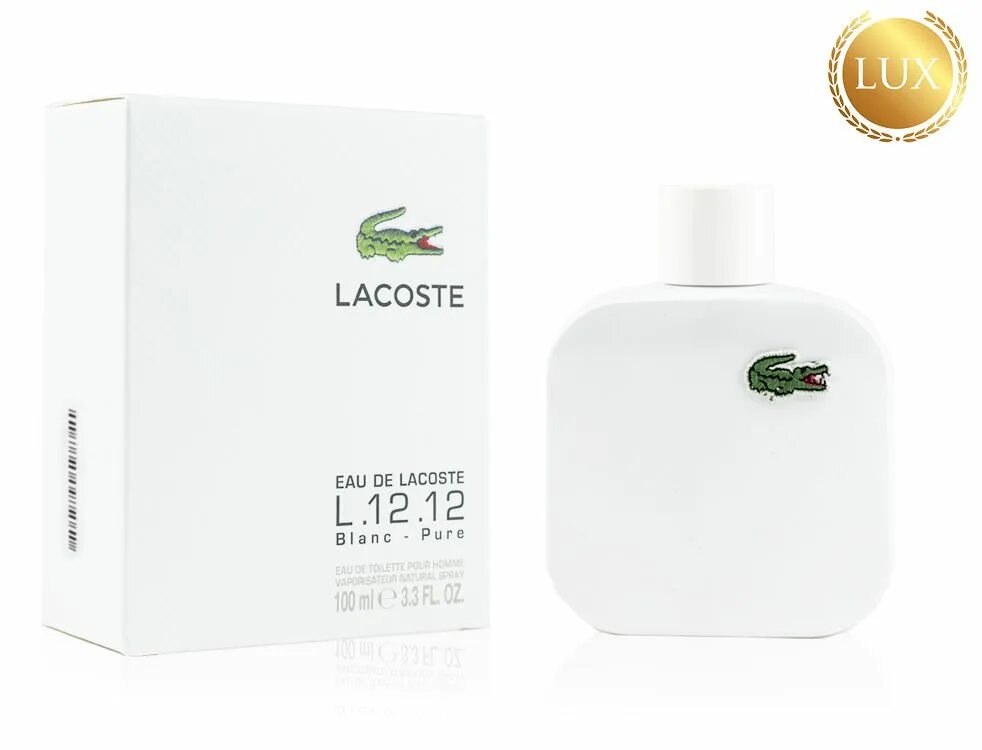 Описание лакоста мужские. Lacoste Eau de Lacoste l.12.12 Blanc EDT, 100 ml. Lacoste Blanc Pure l.12.12. Lacoste l.12.12 White. Lacoste l.12.12 Blanc Pure 25мл.