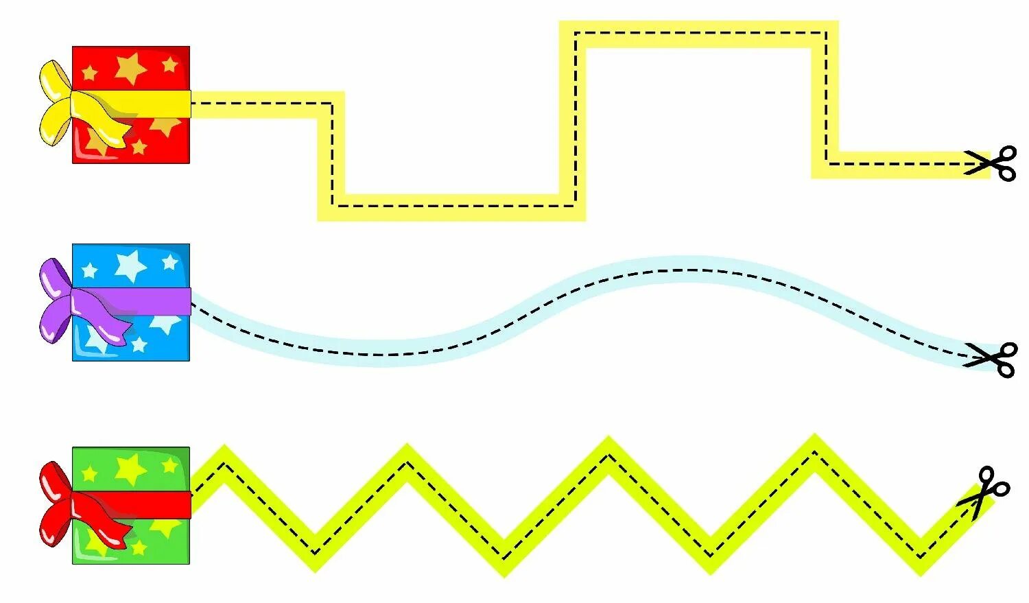 Вырезанию 4 лет. Линии для вырезания ножницами. Линии для выреза ножницами. Линии для вырезания для детей. Дорожки для вырезания ножницами.