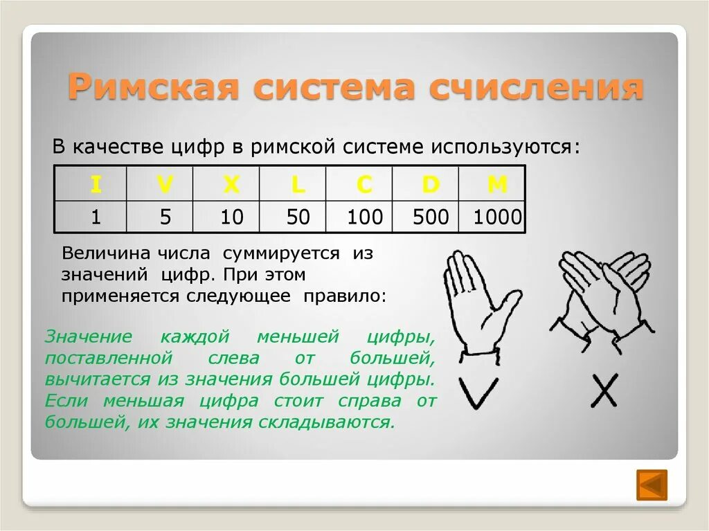 Выбрать систему исчисления