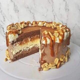 Рецепт торта сникерс с арахисом