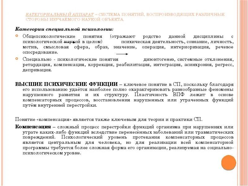 Компенсация в специальной психологии. Понятие компенсация в специальной психологии. Структура компенсации психология. Понятие коррекции и компенсации. Возмещение термин