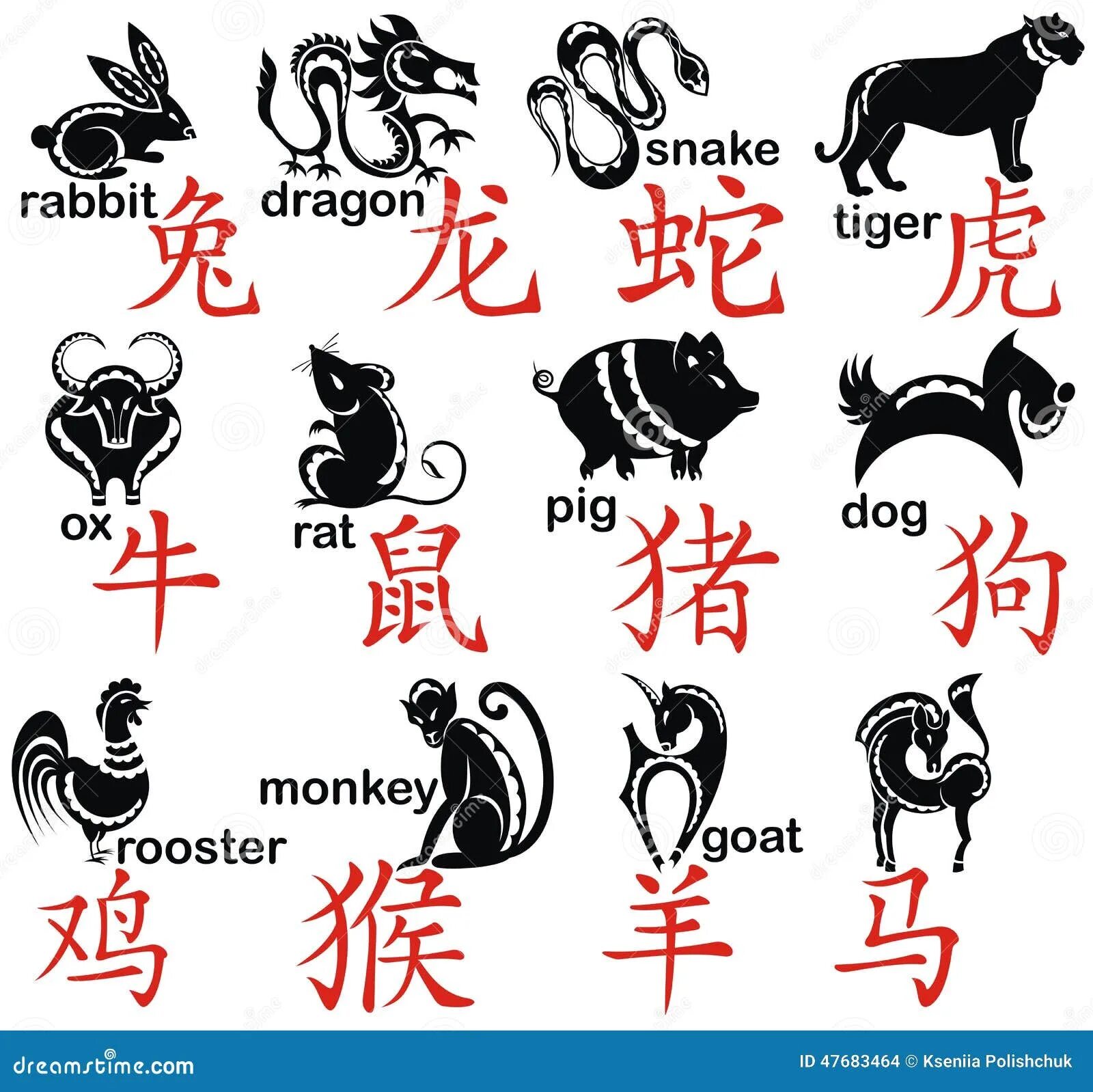 Японские символы животных. Японские символы года. Китайские знаки знаки зодиака. Китайские символы животных.