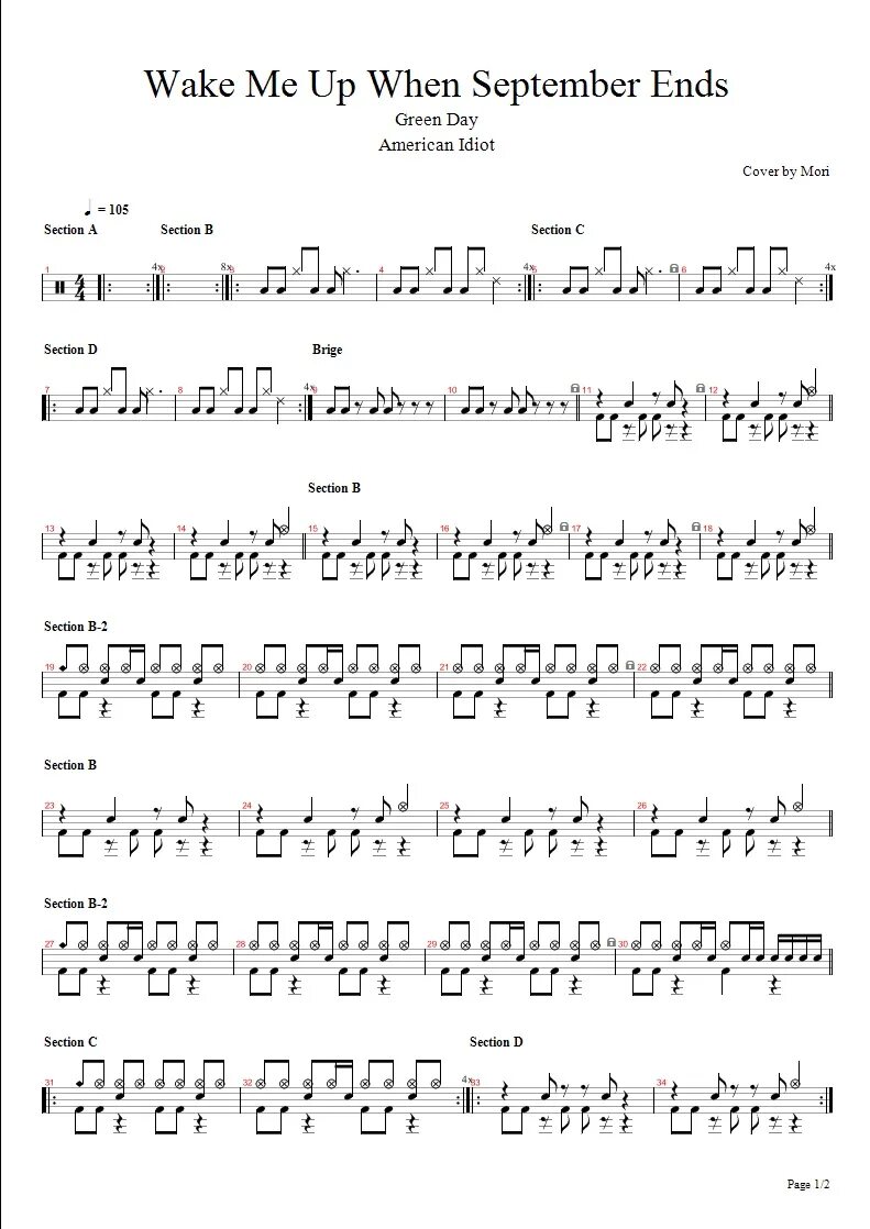 Wake me up when September ends на гитаре. Wake me up when September ends Drum Notes. Green Day-Wake me up when September табы. Green Day September ends. September ends тексты