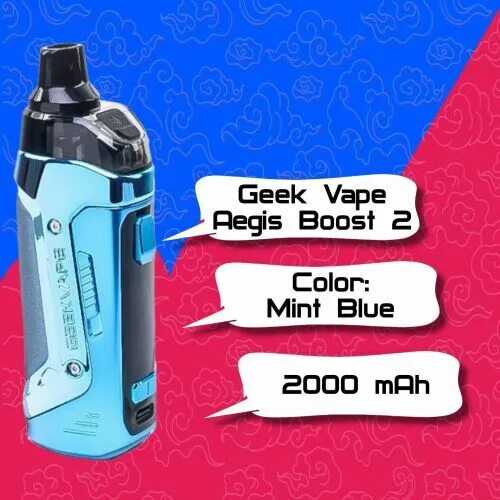 Geek vape b60 aegis boost 2. Набор geekvape b60 aegis boost 2. geekvape aegis boost 2 - b60 kit mint blue. набор geek vape aegis boost pro 2 rainbow. набор geek vape b60(aegis boost 2) 2000mah pod kit mint blue.