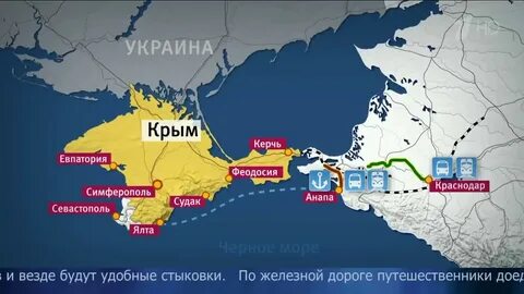 Сколько км от границы украины до анапы