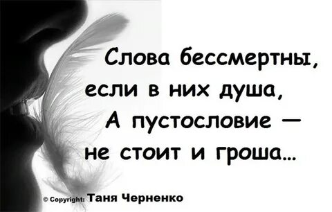 Пустые слова все