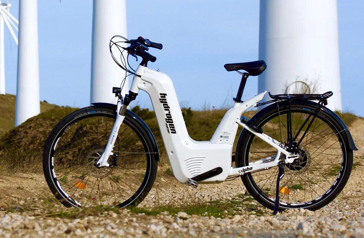 Электровелосипед с дальностью 100 км. Велосипед на водороде. Велосипед будущего. Велосипед Alpha.