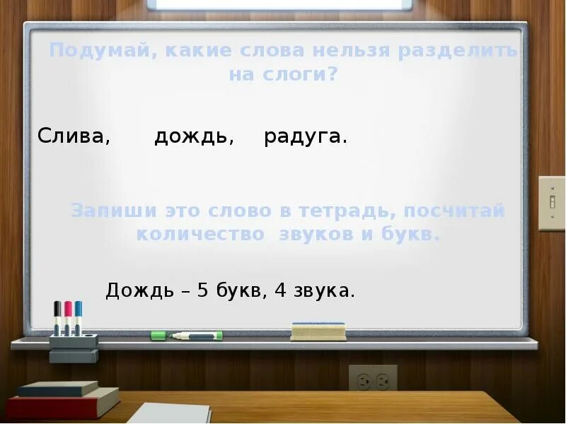 Утюг лист осина количество слогов в словах. Дождь разделить на слоги. Слово дождь разделить на слоги. Дождь по слогам разделить. Какое слово нельзя разделить на слоги.