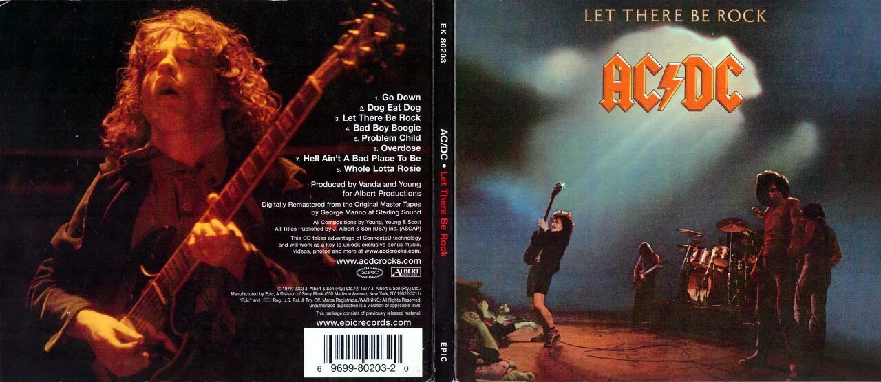 Ac dc let. Группа AC/DC 1977. 1977 - Let there be Rock. Рок 1977 Let there be Rock. AC DC Let there be Rock 1977.