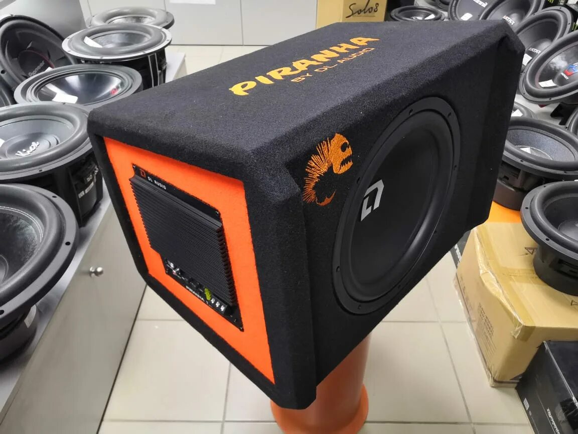 Сабвуфер dl audio piranha 12a se. Сабвуфер dl audio piranha 12a. активный сабвуфер dl audio piranha 12a orange. сабвуфер dl audio piranha 12a black. активный сабвуфер пиранья 12а.