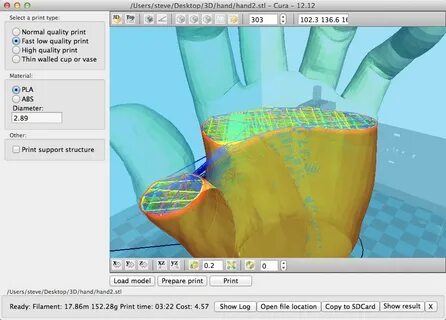 Слайсер для 3d принтера cura