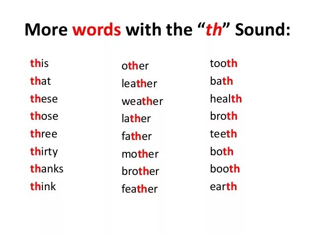 Буквосочетание th. Правила чтения th в английском. Буквосочетание th в английском языке. Чтение буквосочетаний th в английском. Слова с сочетанием букв th.
