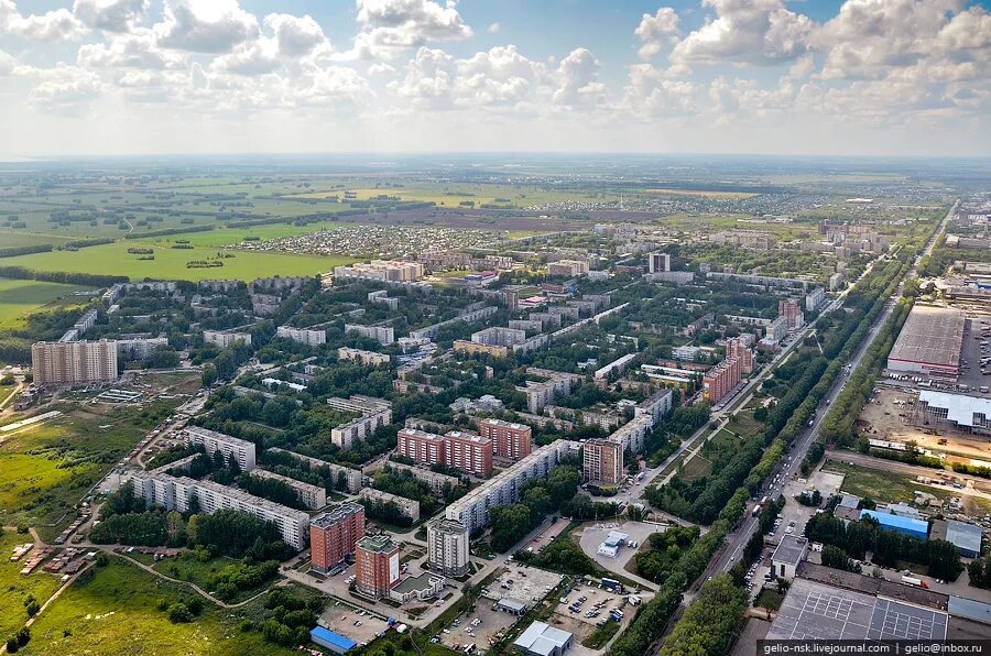Кировский район с высоты Официальный сайт Новосибирска