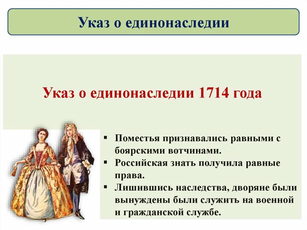 Реформы Петра 1 указ о единонаследии. 1714 Год указ о единонаследии. Реформа указ о единонаследии Петра 1 суть. Введение указа о единонаследии