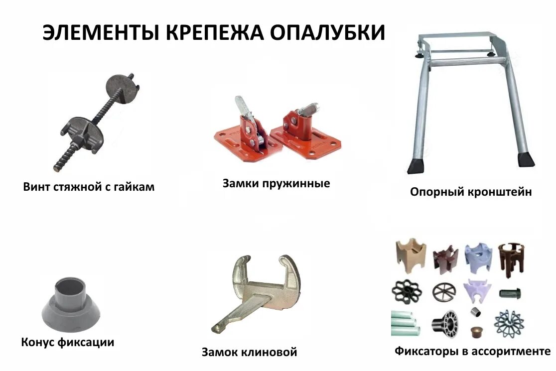 Закрепить элементы