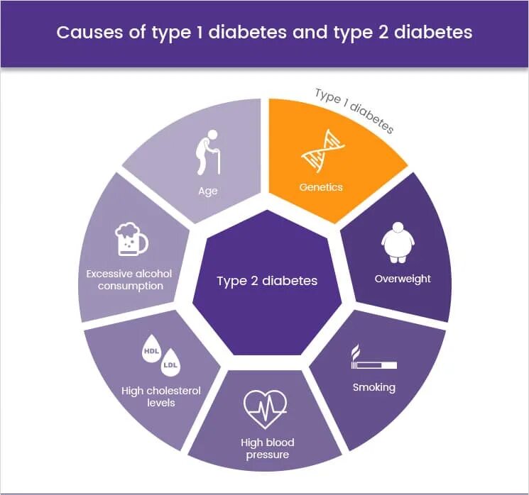 Diabetes Types. Diabetes causes. Type 2 Diabetes. Diabetes reasons.