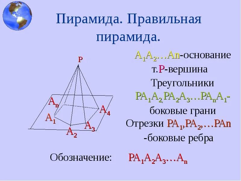 Сколько вершин у правильной пирамиды. Грани правильной треугольной пирамиды. Правильная пирамида грани ребра вершины. Правильная пирамида обозначение. Правильная треугольная пирамида.