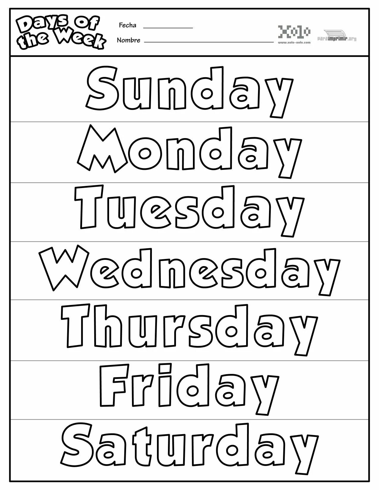 Days of the week worksheets for kids. Days of the week раскраска. Days of the week задания. Days of the week на английском. Задание вфны ща еру цуул.