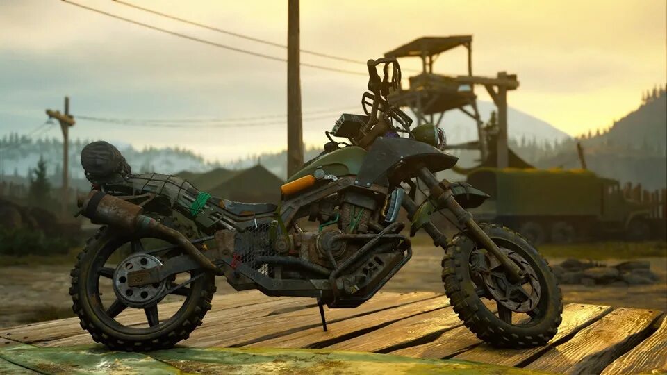 Days gone bike. Days gone байк Дикона. Days gone мотоцикл. Мотоцикл из игры Days gone. Мотоцикл Дикона Days gone прототип.