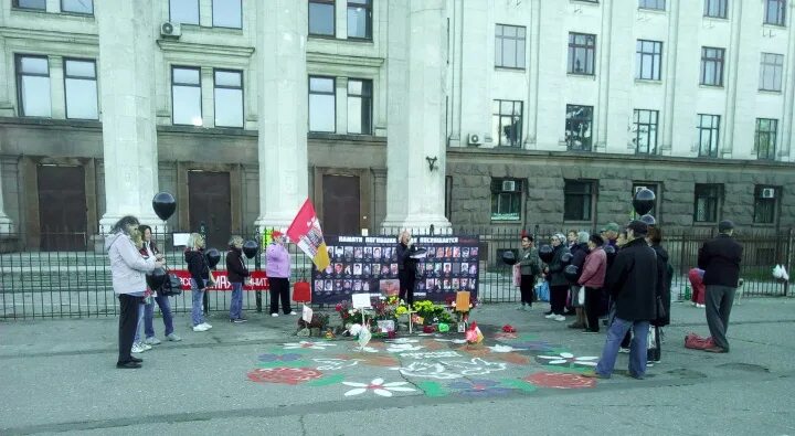 6 октября 2007. Шествие куликовцев 9 мая 2014 года в Одессе.