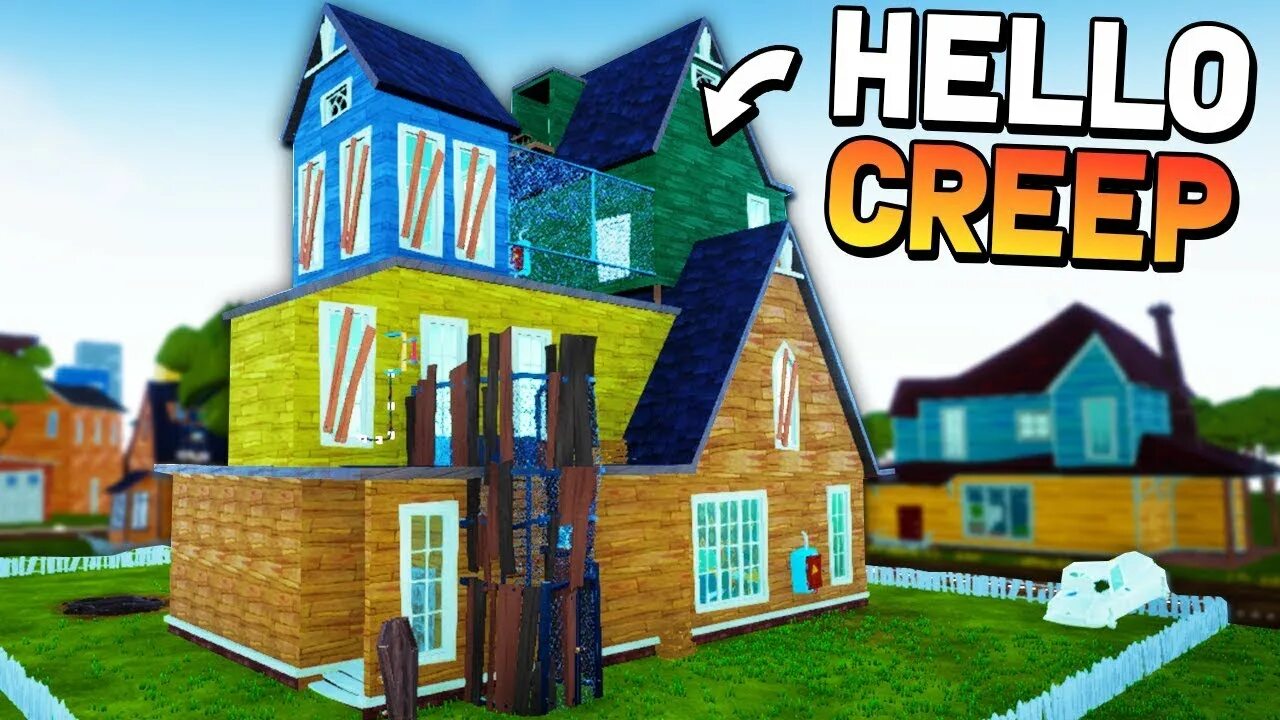 Хелоу мод дб. Дом привет сосед картинки. hello creep. hello neighbor custom house minecraft. хеллоу мод дб.