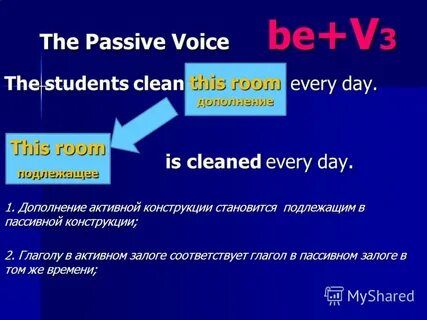 Passive voice 1