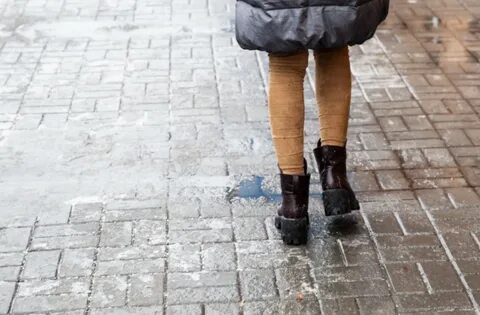 Тротуар дождь