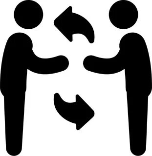 Men exchanging symbol icon download,Men exchanging symbol free icon