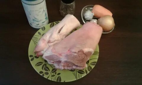Вкусный холодец из свиных ножек и рульки