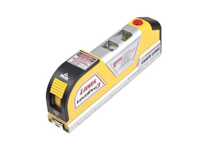 Лазерный уровень "Horizon"с рулеткой 2,5 м.. Лазерный уровень easy Fix. Laser Level Pro 3 желтый. Уровень Pro. Уровень easy