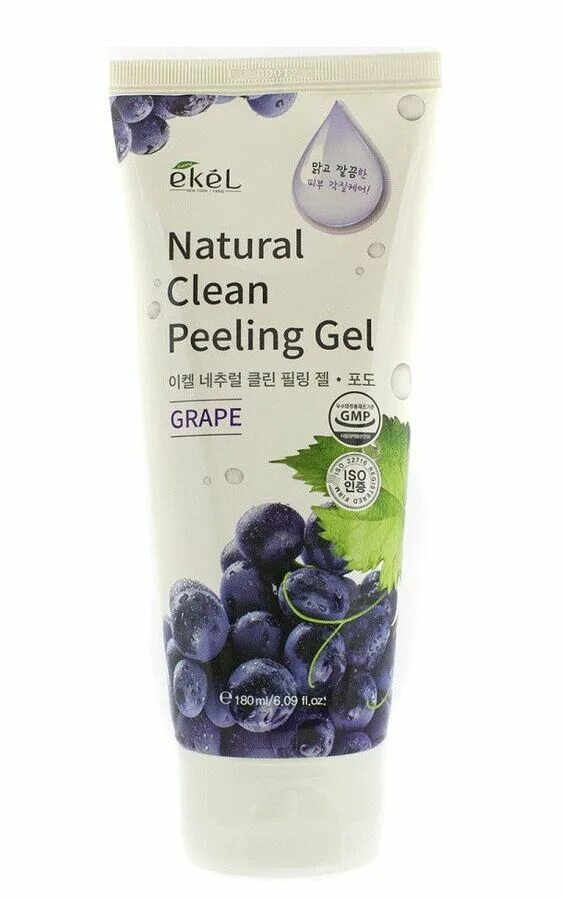 Ekel natural clean peeling Gel 180 ml (grape - виноград). Пилинг гель natural clean peeling Gel 100ml Ekel grape. Ekel пилинг-скатка с экстрактом винограда - grape natural clean peeling Gel, 180мл. Пилинг-гель (скатка) для лица "виноград" Ekel natural clean peeling Gel grape,100 мл, шт. Natural clean peeling