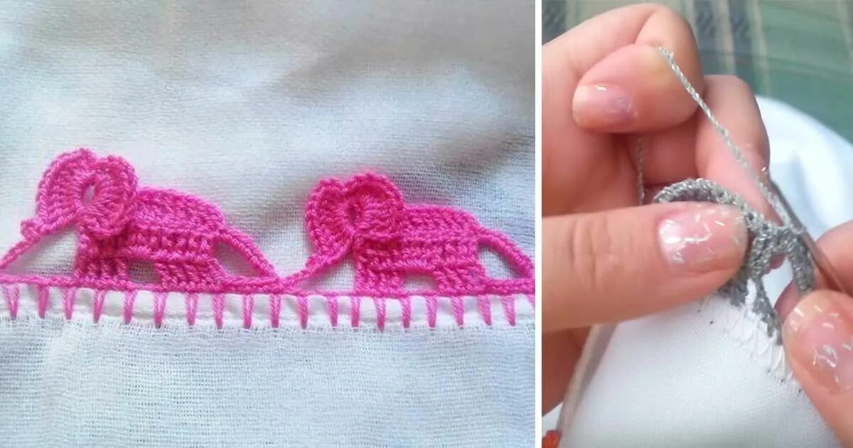 соединение деталей крючком. обвязывание края изделия крючком. обвязывание крючком края следков. обвязать ткань крючком. красивый край вязаного изделия.