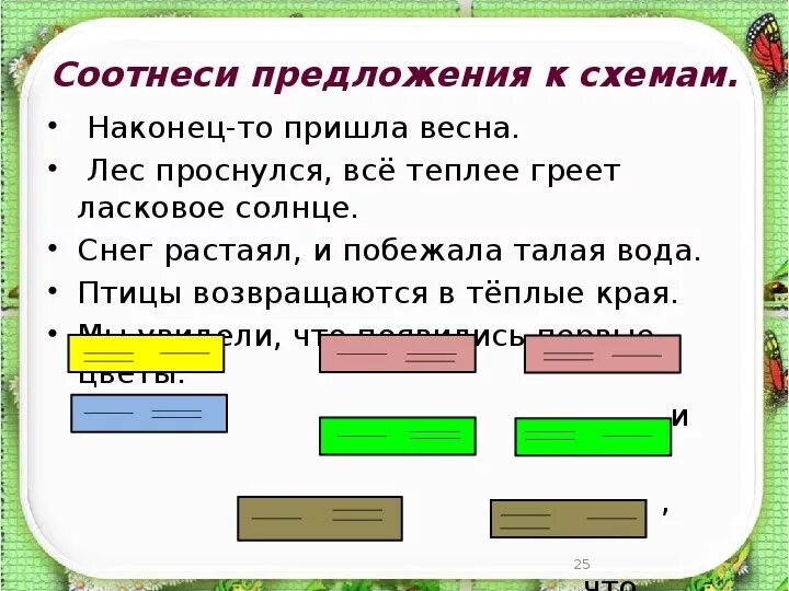 Предложение по схеме. Как сделать схему предложения. Предложение схема предложения. Соотнеси предложение и схему.