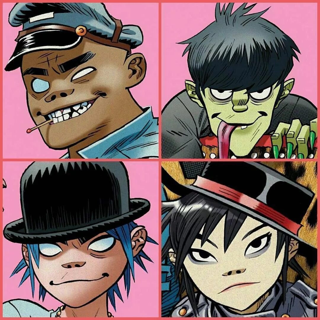 Группа Gorillaz. Gorillaz 1996. Группа Gorillaz персонажи. Gorillaz 1998.