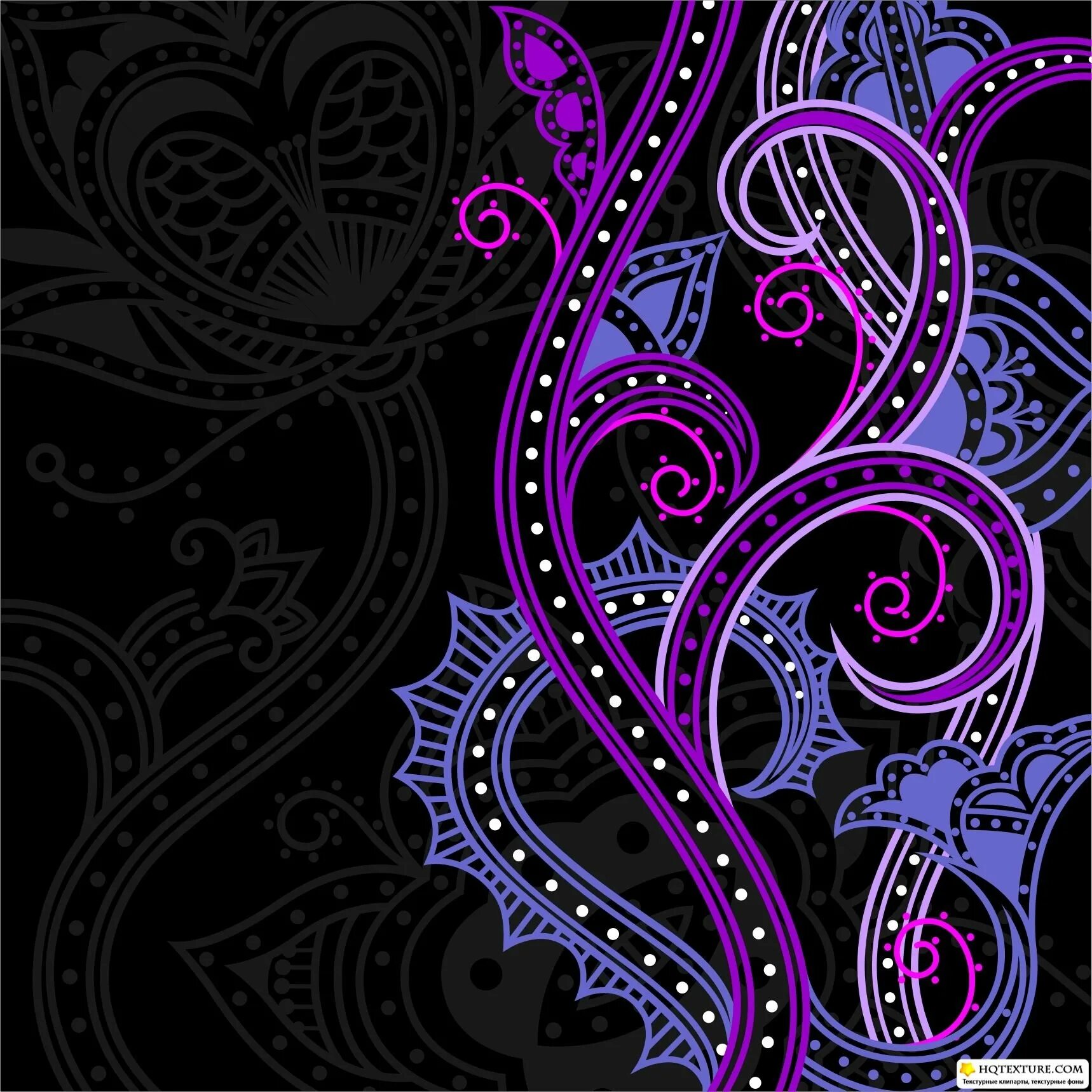 Черный фиолетовые рисунки. Фиолетовые узоры. Фиолетовые узоры на черном фоне. Яркие узоры на черном фоне. Орнамент на темном фоне.