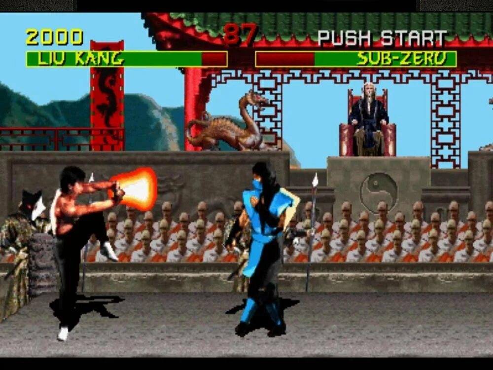 Sub start. Mortal Kombat (игра, 1992). Мортал комбат 1 1992. Мортал комбат игра 1992.