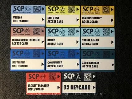 Как сделать карты scp