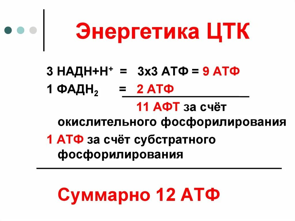 12 атф. Энергетический баланс реакции цикла трикарбоновых кислот. Энергетический эффект реакций ЦТК.. Энергетика ЦТК. Энергетический эффект цикла трикарбоновых кислот.