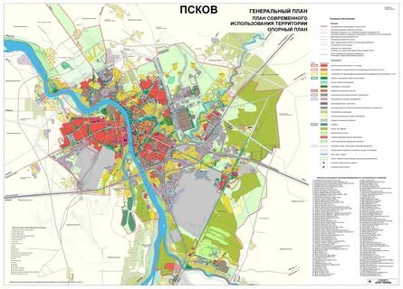 Карта зон псков