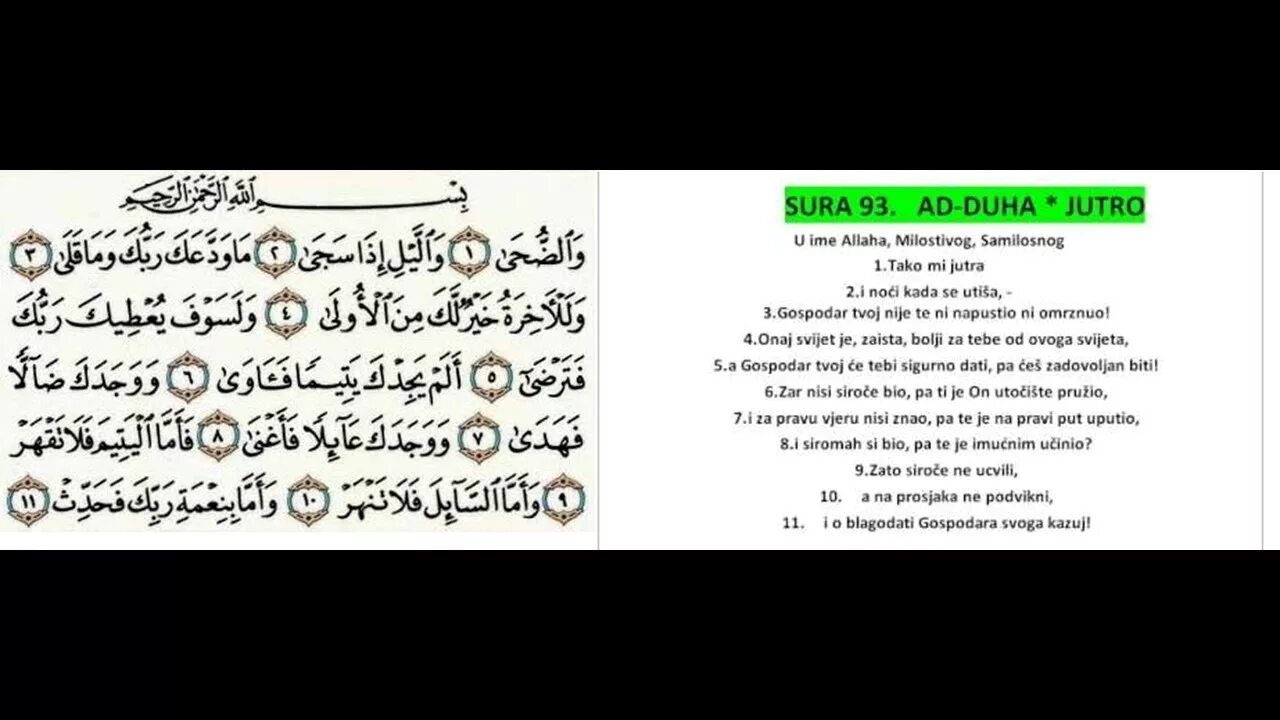 Сура ад духа. Сура Аль Зуха. Ad Duha Сура. Сура Аль духа. Дух транскрипция