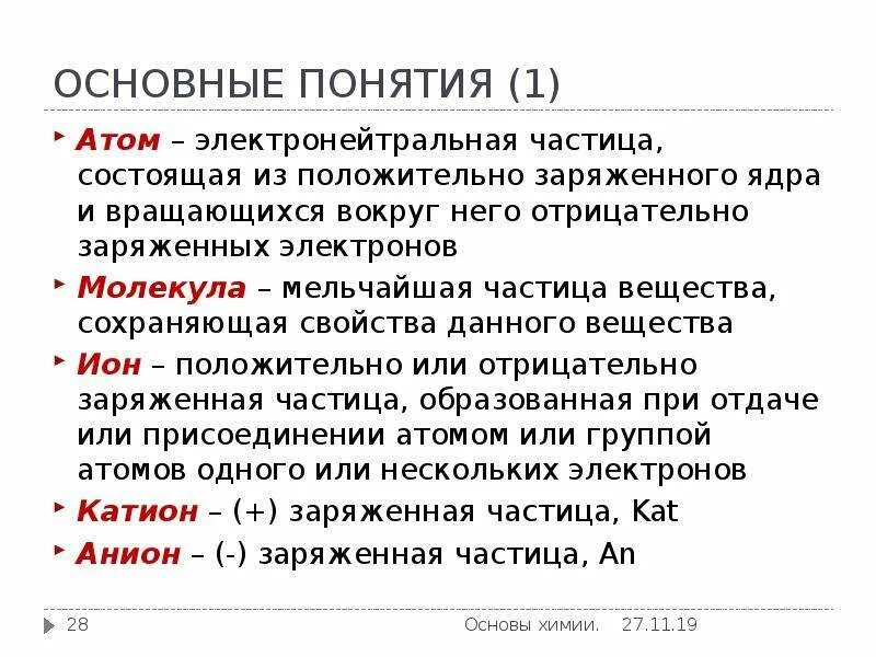 Термин мельчайшая частица вещества вставьте. Термин мельчайшая частица вещества вставьте