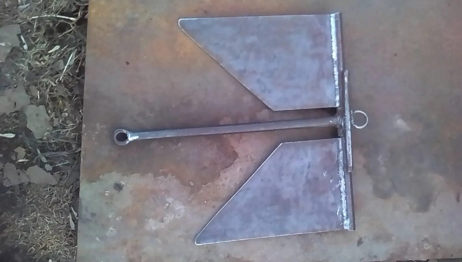 Как сделать самодельный якорь для лодки Pocket knife