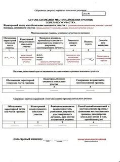 Работа по согласованию границ земельного участка